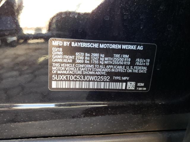 Photo 10 from auction – 2018 BMW X5 XDR40E with VIN 5UXKT0C53J0W02592