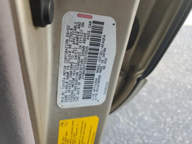 Photo 10 from auction – 2002 LEXUS LS 430 with VIN JTHBN30F520079506