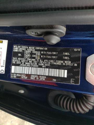 Photo 10 from auction – 2020 TOYOTA 4RUNNER SR with VIN JTEBU5JR6L5758905