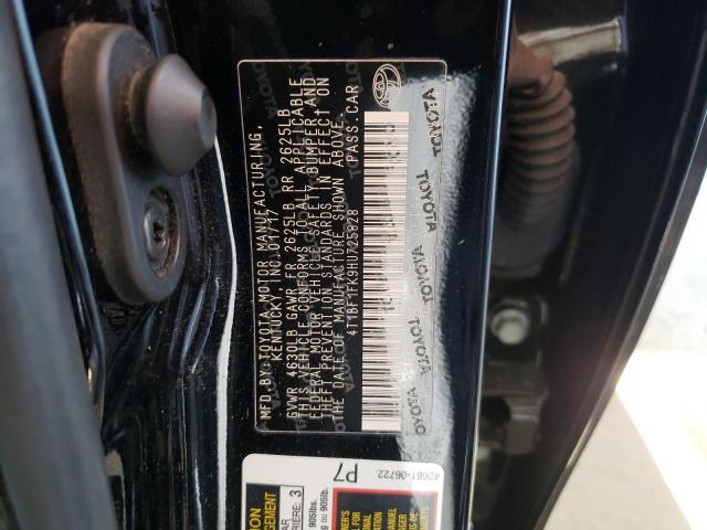 Photo 10 from auction – 2017 TOYOTA CAMRY LE with VIN 4T1BF1FK9HU725828