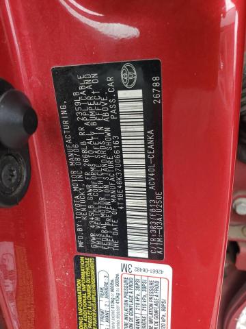 Photo 10 from auction – 2007 TOYOTA CAMRY CE with VIN 4T1BE46K37U066163