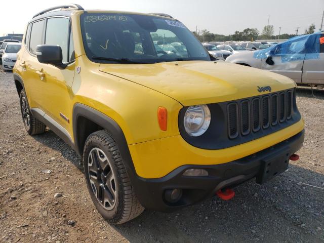 JEEP RENEGADE T 2015 with VIN ZACCJBCT0FPB69059 - Photo from auction