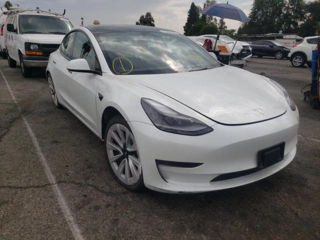 TESLA MODEL 3 2022 with VIN 5YJ3E1EA5NF145520 - Photo from auction