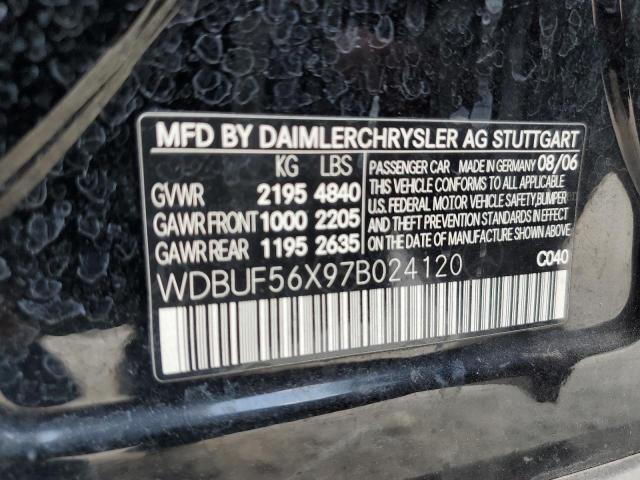 Photo 10 from auction – 2007 MERCEDES-BENZ E 350 with VIN WDBUF56X97B024120