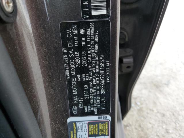 Photo 10 from auction – 2017 KIA FORTE LX with VIN 3KPFK4A72HE158379