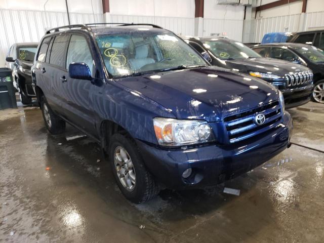 TOYOTA HIGHLANDER 2005 with VIN JTEEP21AX50110769 - Photo from auction