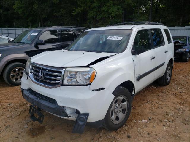 Photo 2 from auction – 2014 HONDA PILOT LX with VIN 5FNYF3H21EB010781