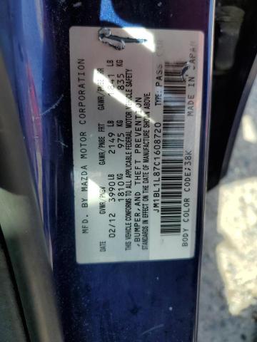Photo 10 from auction – 2012 MAZDA 3 I with VIN JM1BL1L87C1608720
