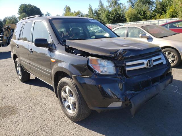 HONDA PILOT EXL 2007 with VIN 5FNYF187X7B026996 - Photo from auction