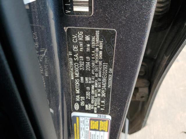 Photo 10 from auction – 2019 KIA FORTE FE with VIN 3KPF24AD8KE032931