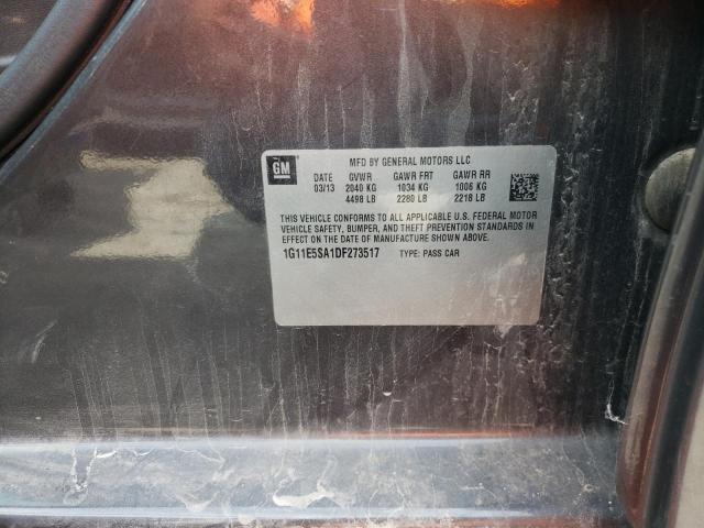 Photo 10 from auction – 2013 CHEVROLET MALIBU 2LT with VIN 1G11E5SA1DF273517