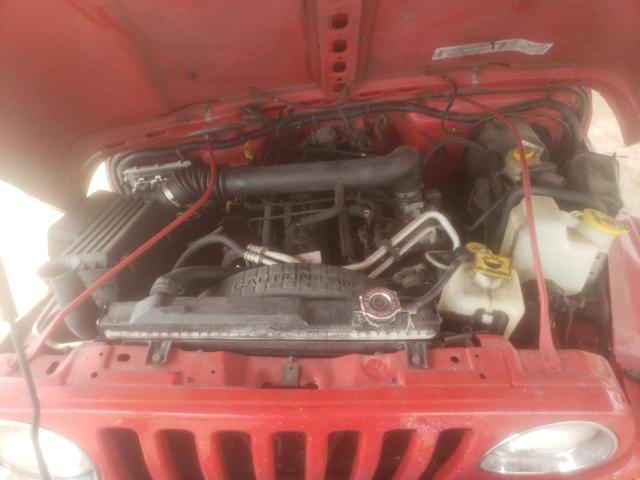 Photo 7 from auction – 2001 JEEP WRANGLER / with VIN 1J4FA49S61P374487