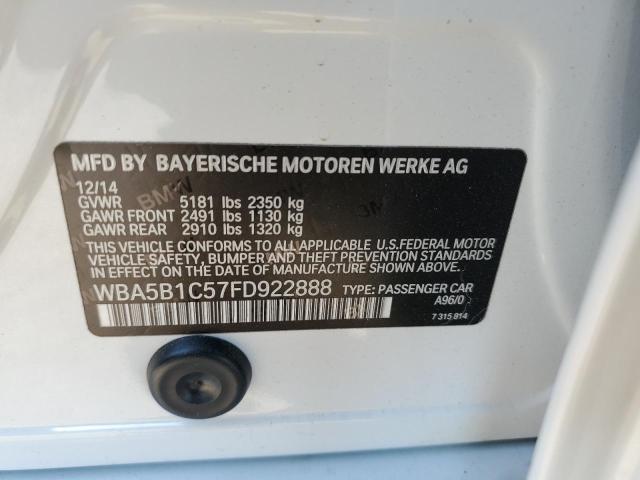 Foto 10 de la subasta – 2015 BMW 535 I con VIN WBA5B1C57FD922888