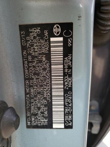 Photo 10 from auction – 2013 TOYOTA PRIUS with VIN JTDKN3DU2D5676967