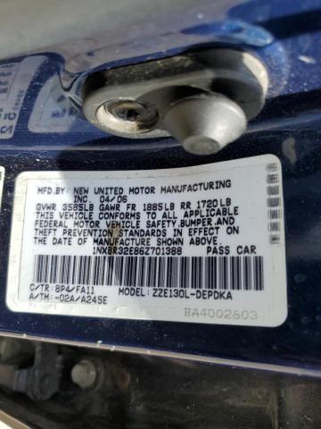 Photo 10 from auction – 2006 TOYOTA COROLLA CE with VIN 1NXBR32E86Z701388