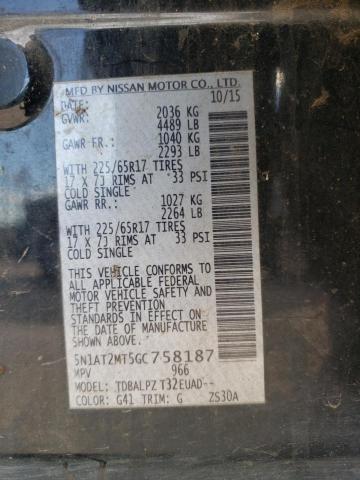 Photo 10 from auction – 2016 NISSAN ROGUE S with VIN 5N1AT2MT5GC758187