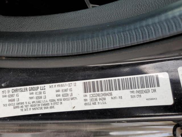 Photo 10 from auction – 2013 DODGE AVENGER SE with VIN 1C3CDZAB1DN584296