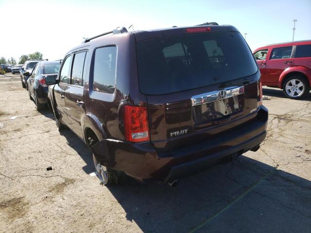 Photo 3 from auction – 2011 HONDA PILOT EXLN with VIN 5FNYF4H73BB096608