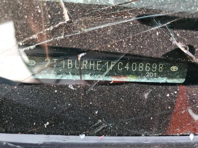 Photo 10 from auction – 2015 TOYOTA COROLLA L with VIN 2T1BURHE1FC408698