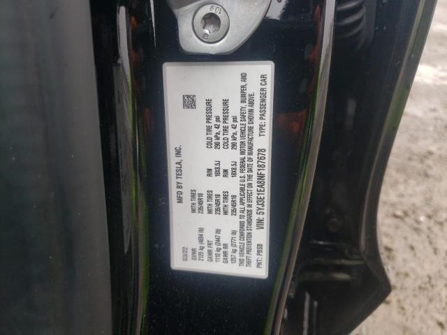 Photo 10 from auction – 2022 TESLA MODEL 3 with VIN 5YJ3E1EA8NF187678
