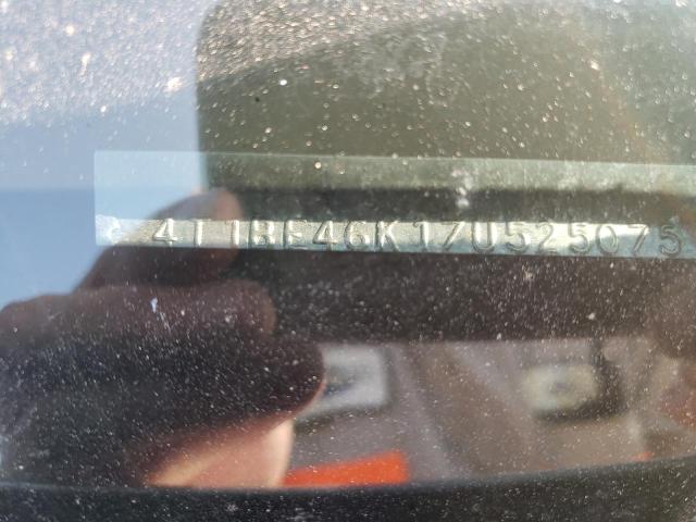 Photo 10 from auction – 2007 TOYOTA CAMRY with VIN 4T1BE46K17U525075