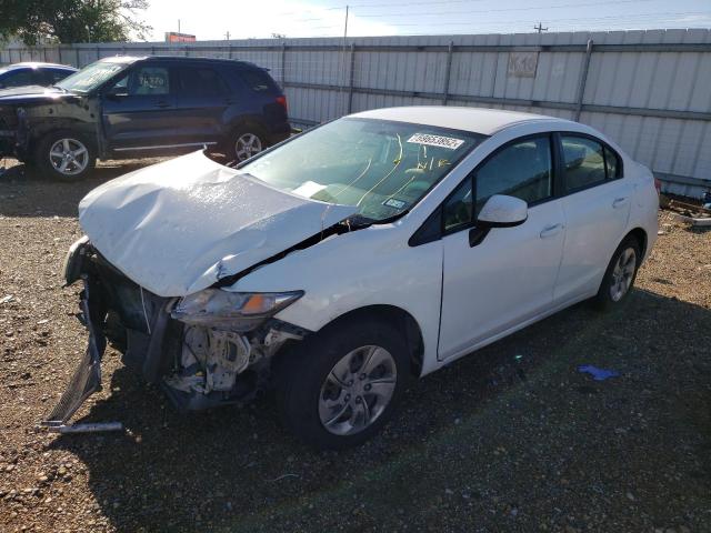 Photo 2 from auction – 2013 HONDA CIVIC LX with VIN 2HGFB2F57DH503398