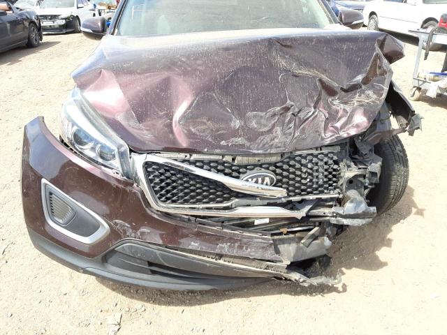 Photo 9 from auction – 2016 KIA SORENTO LX with VIN 5XYPG4A58GG081684