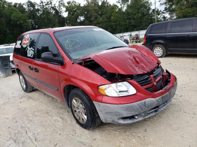 DODGE CARAVAN SE 2007 with VIN 1D4GP25R07B225467 - Photo from auction