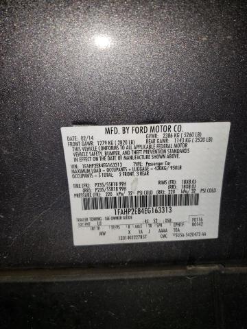 Photo 10 from auction – 2014 FORD TAURUS SEL with VIN 1FAHP2E84EG163313
