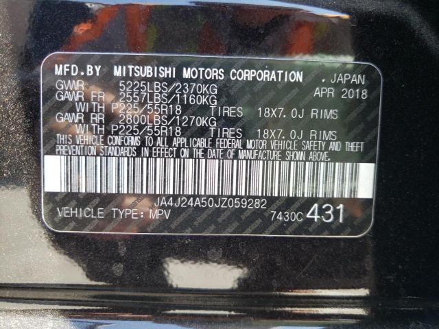 Photo 10 from auction – 2018 MITSUBISHI OUTLANDER with VIN JA4J24A50JZ059282