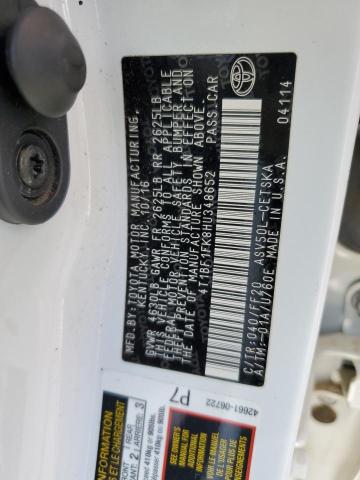 Photo 10 from auction – 2017 TOYOTA CAMRY LE with VIN 4T1BF1FK8HU348652