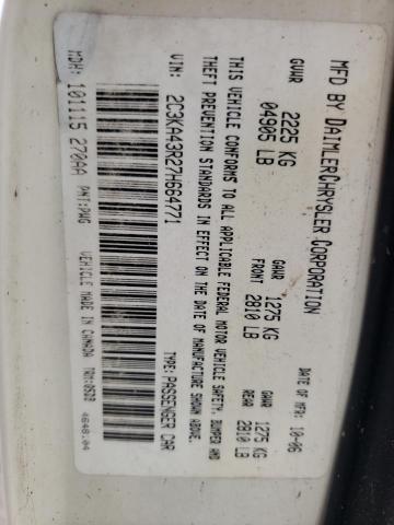 Photo 10 from auction – 2007 CHRYSLER 300 with VIN 2C3KA43R27H664771