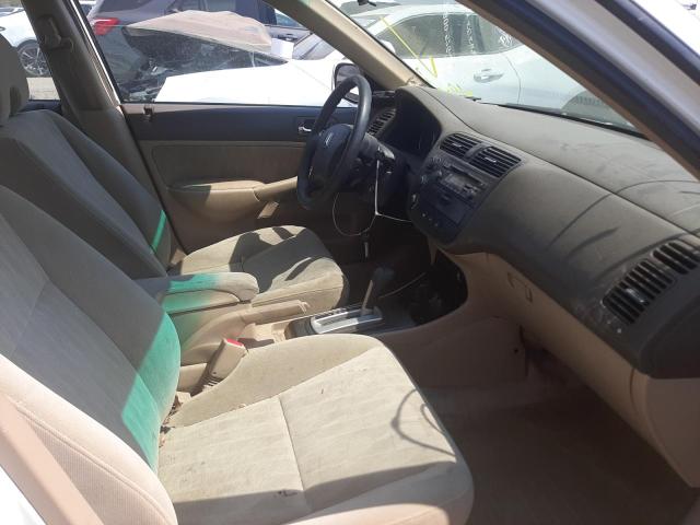 Photo 5 from auction – 2005 HONDA CIVIC LX with VIN 2HGES16565H529255