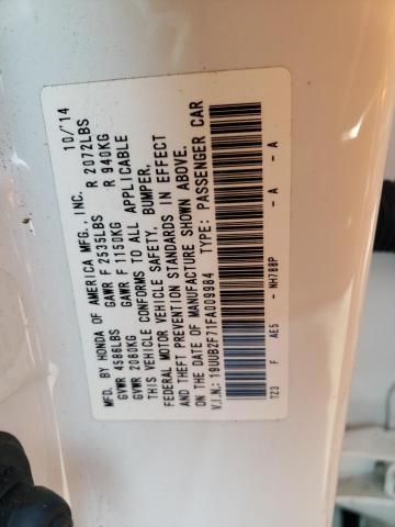 Photo 10 from auction – 2015 ACURA TLX ADVANC with VIN 19UUB2F71FA009984