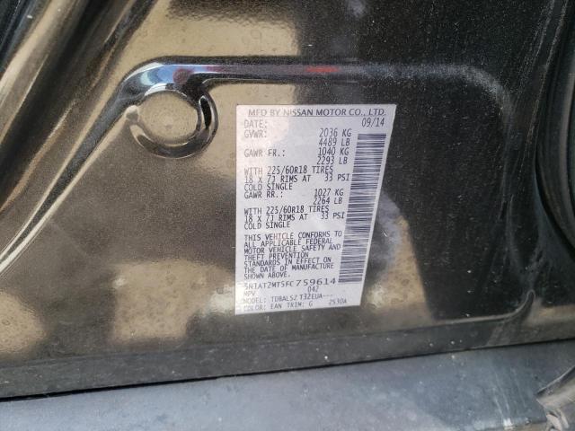 Photo 10 from auction – 2015 NISSAN ROGUE S with VIN 5N1AT2MT5FC759614