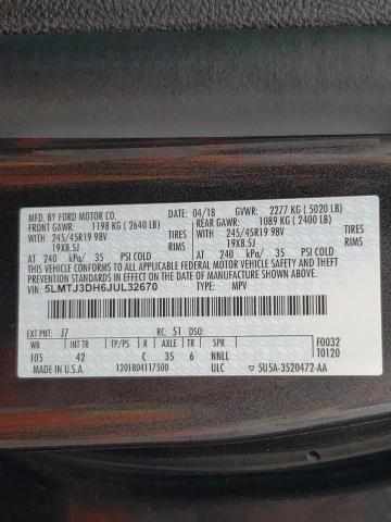 Photo 10 from auction – 2018 LINCOLN MKC RESERV with VIN 5LMTJ3DH6JUL32670