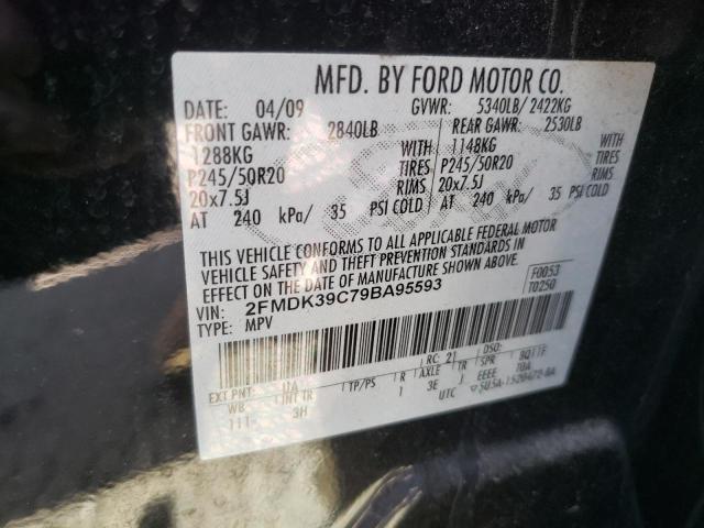 Photo 10 from auction – 2009 FORD EDGE LIMIT with VIN 2FMDK39C79BA95593