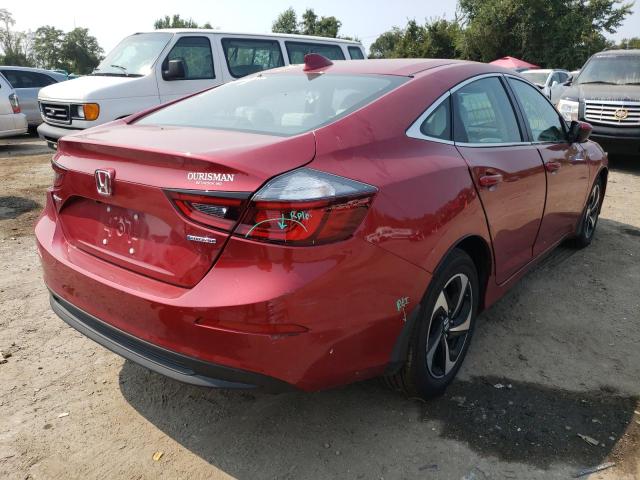 Photo 4 from auction – 2022 HONDA INSIGHT EX with VIN 19XZE4F55NE006555