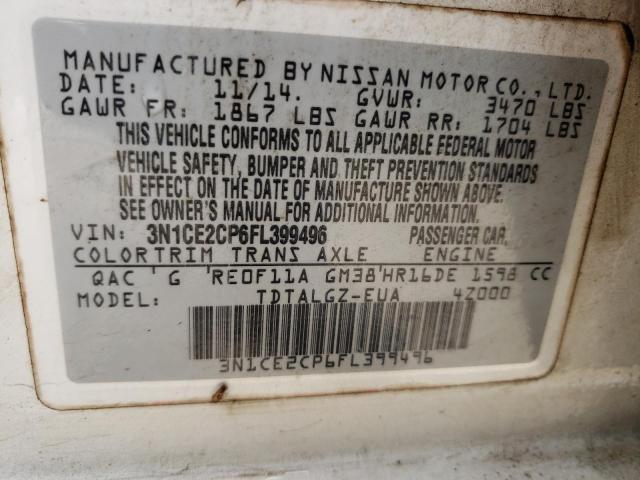 Photo 10 from auction – 2015 NISSAN VERSA NOTE with VIN 3N1CE2CP6FL399496