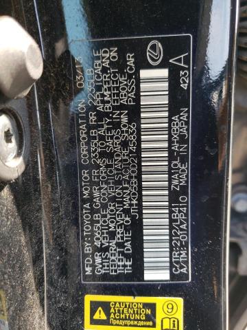 Photo 10 from auction – 2013 LEXUS CT 200 with VIN JTHKD5BH0D2145836