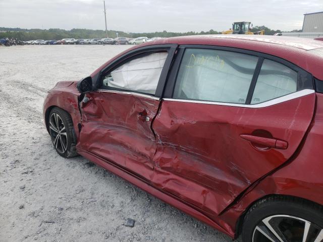 Photo 10 from auction – 2020 NISSAN SENTRA SR with VIN 3N1AB8DVXLY231679