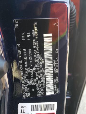 Photo 10 from auction – 2022 TOYOTA HIGHLANDER with VIN 5TDGZRBH8NS223113