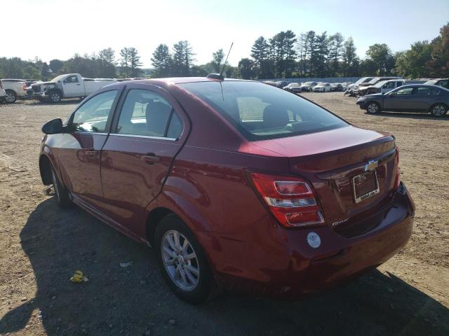 Photo 3 from auction – 2020 CHEVROLET SONIC LT with VIN 1G1JD5SB5L4124310
