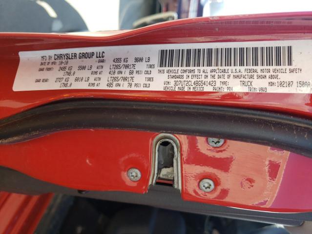 Photo 10 from auction – 2011 DODGE RAM 2500 with VIN 3D7UT2CL4BG541423