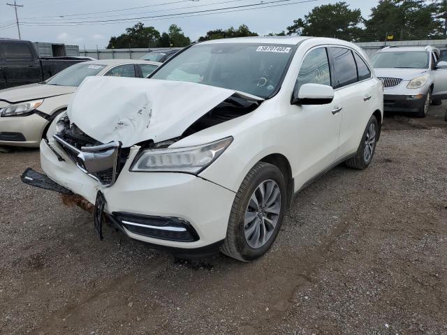 Photo 2 from auction – 2016 ACURA MDX TECHNO with VIN 5FRYD3H41GB005153
