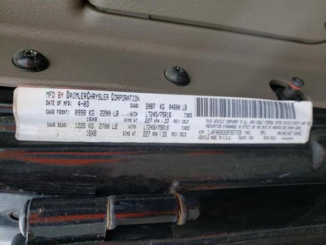 Photo 10 from auction – 2003 JEEP WRANGLER / with VIN 1J4FA69S93P357729