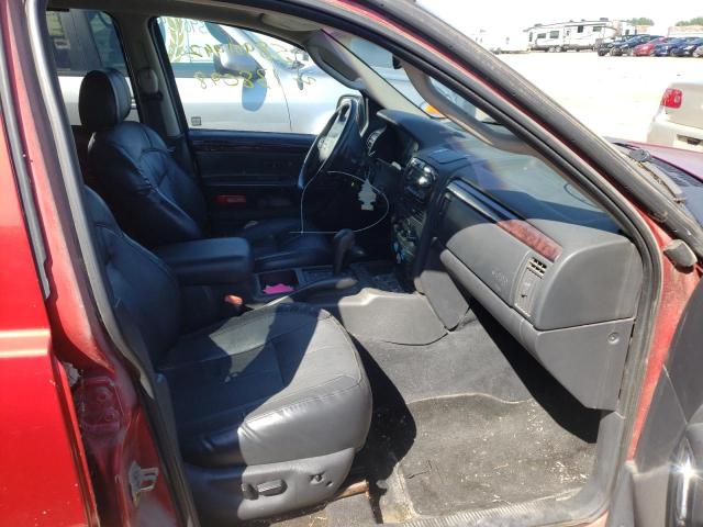 Photo 5 from auction – 2002 JEEP GRAND CHER with VIN 1J4GW58N72C121145