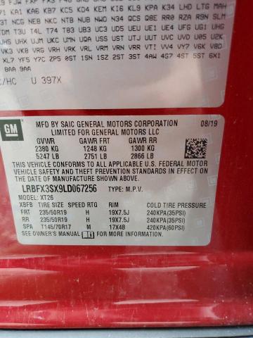 Photo 10 from auction – 2020 BUICK ENVISION P with VIN LRBFX3SX9LD067256