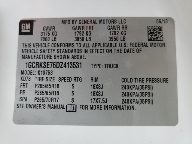 Photo 10 from auction – 2013 CHEVROLET SILVERADO with VIN 1GCRKSE76DZ413531