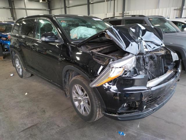 TOYOTA HIGHLANDER 2016 with VIN 5TDBKRFH9GS315097 - Photo from auction